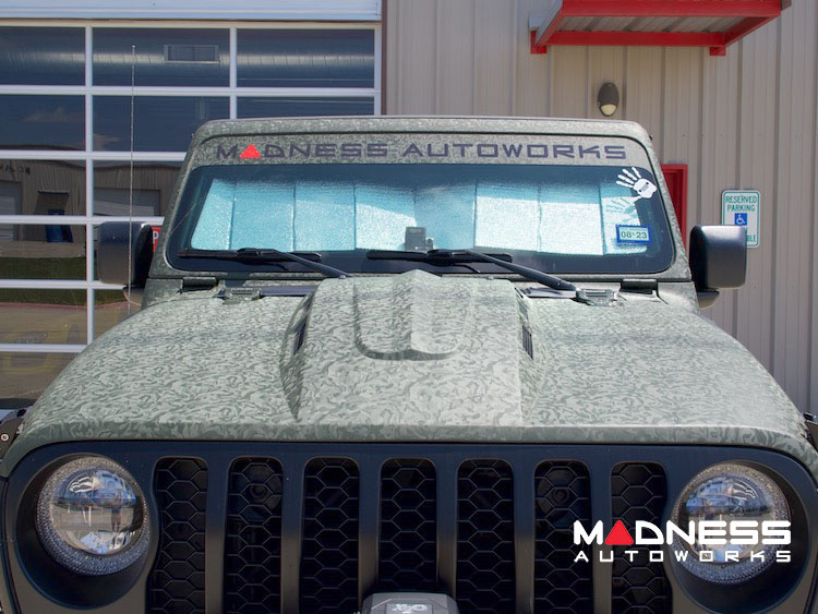Jeep Wrangler JL Sun Shade/ Reflector - Ultimate Reflector - 4 Door - w/o Brake Assist